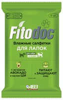 FITODOC влажные салфетки для лап собак и кошек