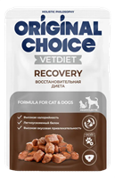 Корм ORIGINAL CHOICE VETDIET Recovery пауч диет.полнорац.пит-е д/собак и кошек восстановит.диета 85г
