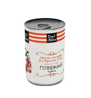 Корм Dog`s Menu консервы для взрослых собак говяжий пудинг 1х6 750г