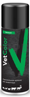 Аэрозольная краска для животных VetColor, цвет зеленый, 520мл