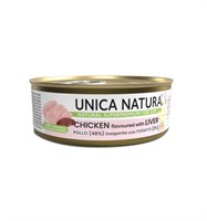 Корм Unica Natura д/кошек курица с печенью 70г (8788)