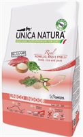 Корм Unica Natura Indoor д/кош. ягн.,рис,горох 350гр (5273)