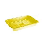 Лоток HOMECAT Atlantis с сеткой желтый перламутр 36 см х 26 см х 6,5 см (2528)
