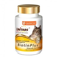 Витамины Юнитабс С Q10 д/кошек 120таб БИОТИН ПЛЮС 301 