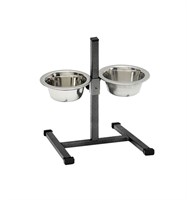 Подставка квадрат с мисками 1,50л