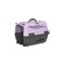 Переноска для животных "Турне" L с метал. дверцей 54,5*36*34 см фиолетовая (18312) - фото 93583
