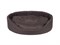 Лежак овальной формы Basic XXL 86*76*17.5cm Коричневый - фото 94475